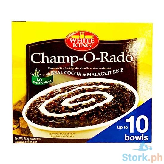 Picture of White King Champ-O-Rado with Real Cocoa & Malagkit Rice Chocolate Rice Porridge Mix 227g