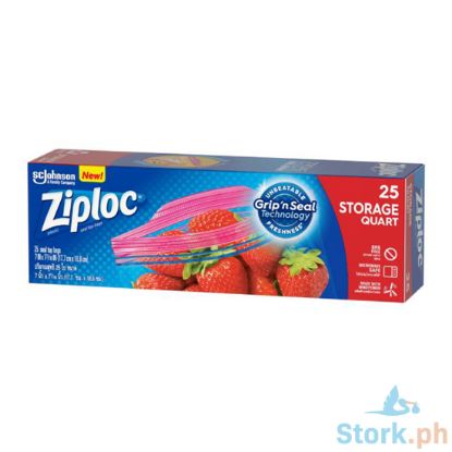 Picture of Ziploc Storage Bag Quart 25s