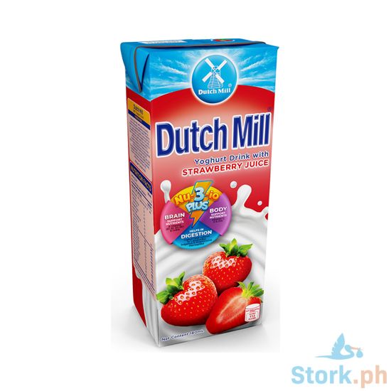 Picture of Dutch Mill Yoghurt Drink with Strawberry Juice 180ml