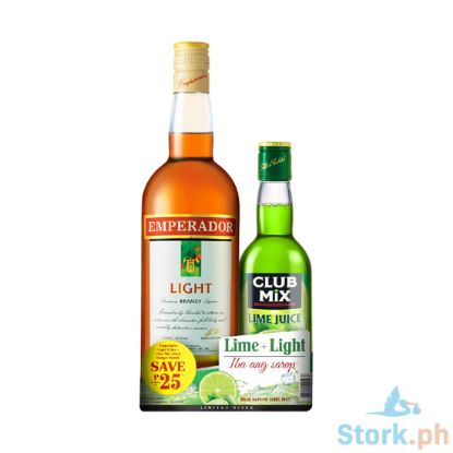 Picture of Emperador Light 1L + Club Mix Lime Juice Save P25.00