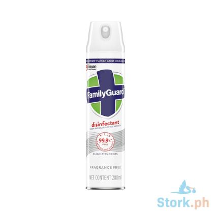 Picture of Family Guard Disinfectant Room and Multisurface Aerosol Fragrance Free 280ml