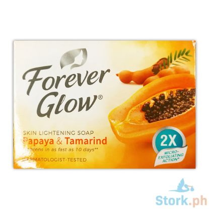 Picture of Forever Glow Skin Lightening Soap Papaya & Tamarind 85g