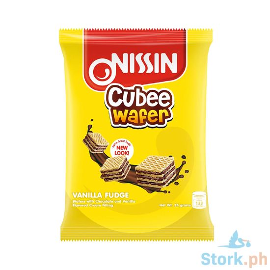 Picture of Nissin Cubee Wafer Vanilla Fudge 25g