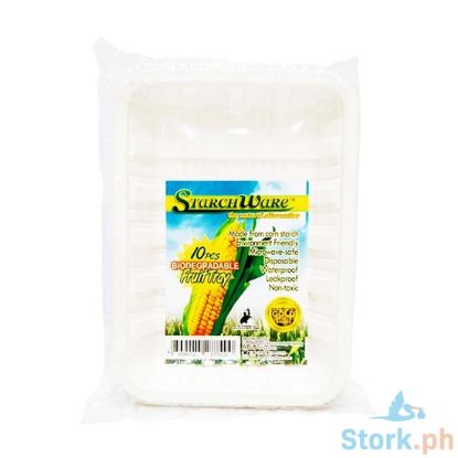 Picture of StarchWare Biodegradable Fruit Tray 10 Pieces