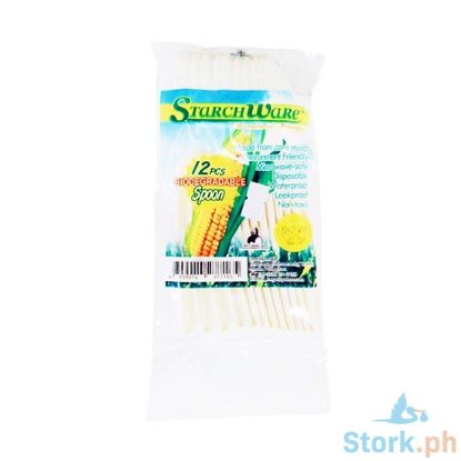 Picture of StarchWare Biodegradable Spoon 12 Pieces